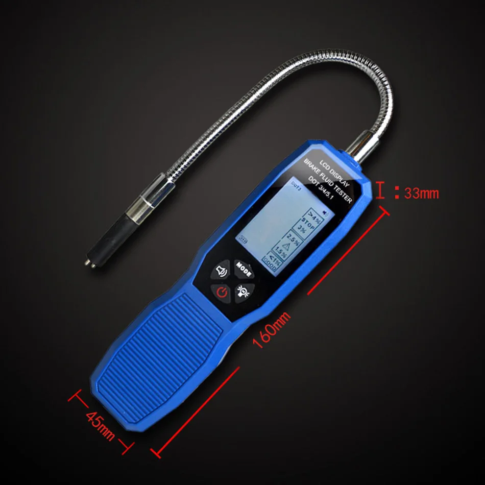 Автомобильный детектор тормозной жидкости сигнализация влажности замена теста