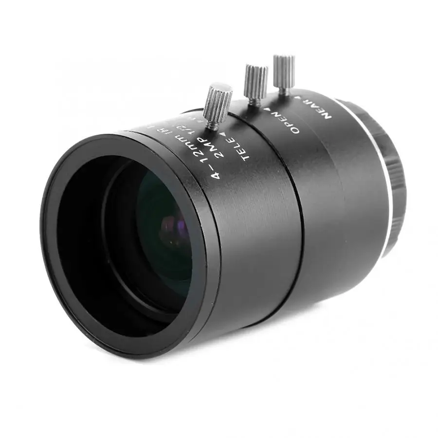 Ручная настройка апертуры C Mount CCTV безопасности Камера объектив с переменным