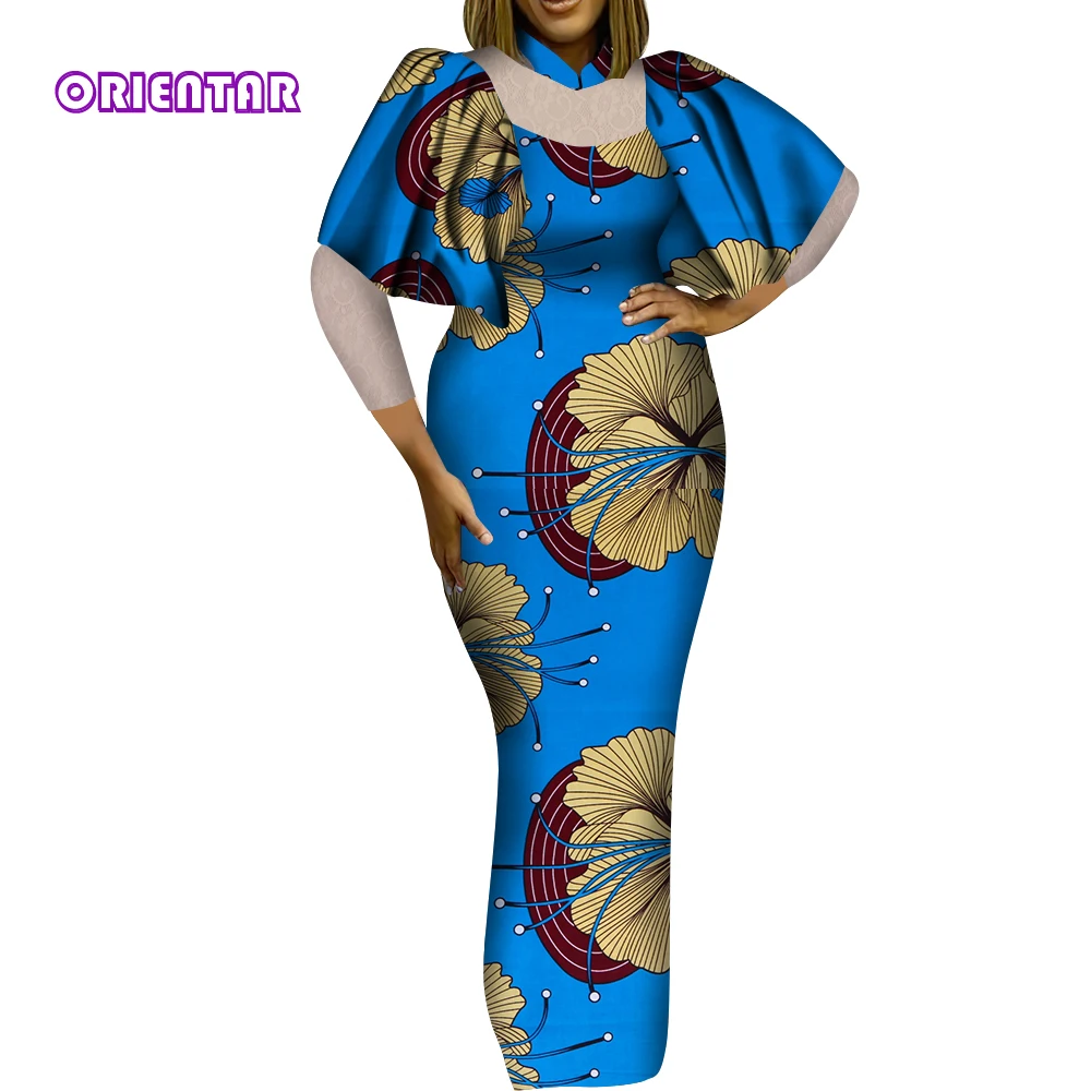 

Африканские платья для женщин модное платье с принтом Анкары Дашики вечернее платье африканские женщины одежда больших размеров WY9529