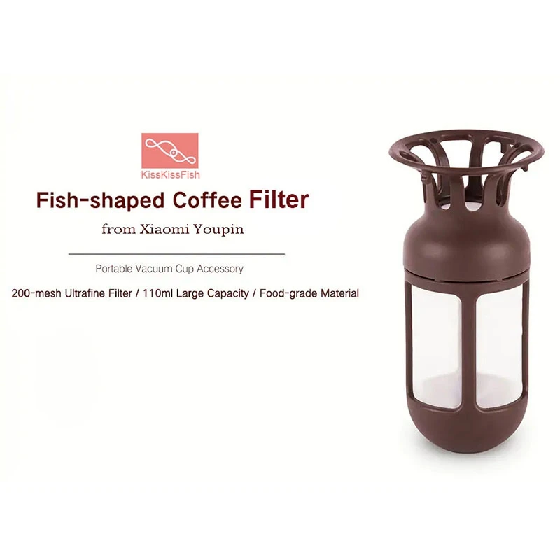 Для Xiaomi Kisskissfish Moka Cup фильтр для кофе в форме рыбы капельница из пищевого материала