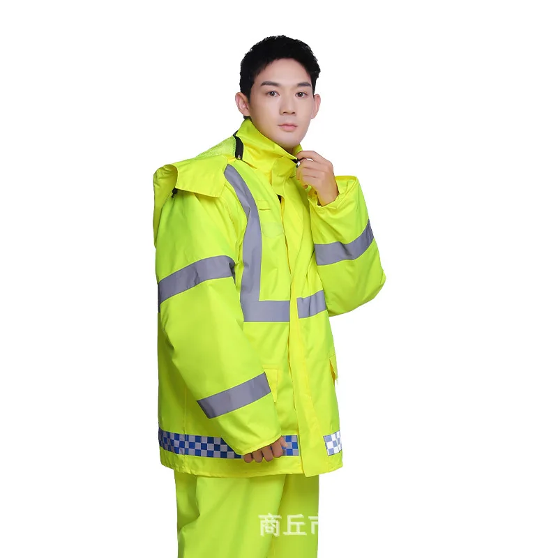 

Overalls Travel Outdoors Pants Raincoat Jacket Electric Motorcycle Poncho Men Rain Coat Adult Impermeables Rain Suit BW50YY