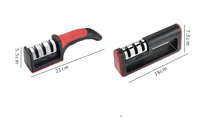 3-ступенчатая точилка для кухонных ножей профессиональный точильный камень