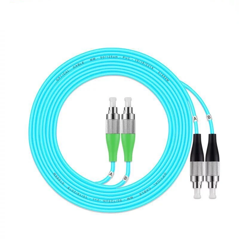 FTTH FC/APC FC/UPC многорежимный OM3 дуплексный волоконно оптический кабель