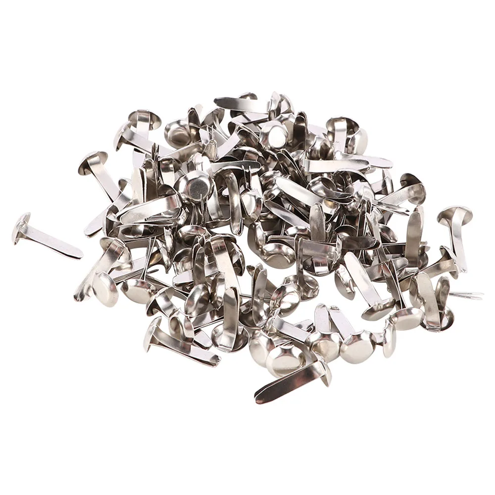 100 шт. разноцветные Круглые металлические аксессуары для скрапбукинга украшения