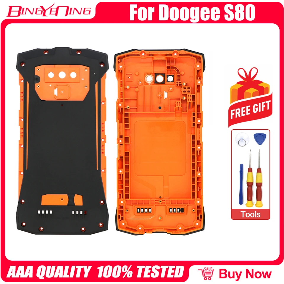 100% Новый оригинал для 5 99 дюймового телефона DOOGEE S80 Батарея задняя крышка Корпус
