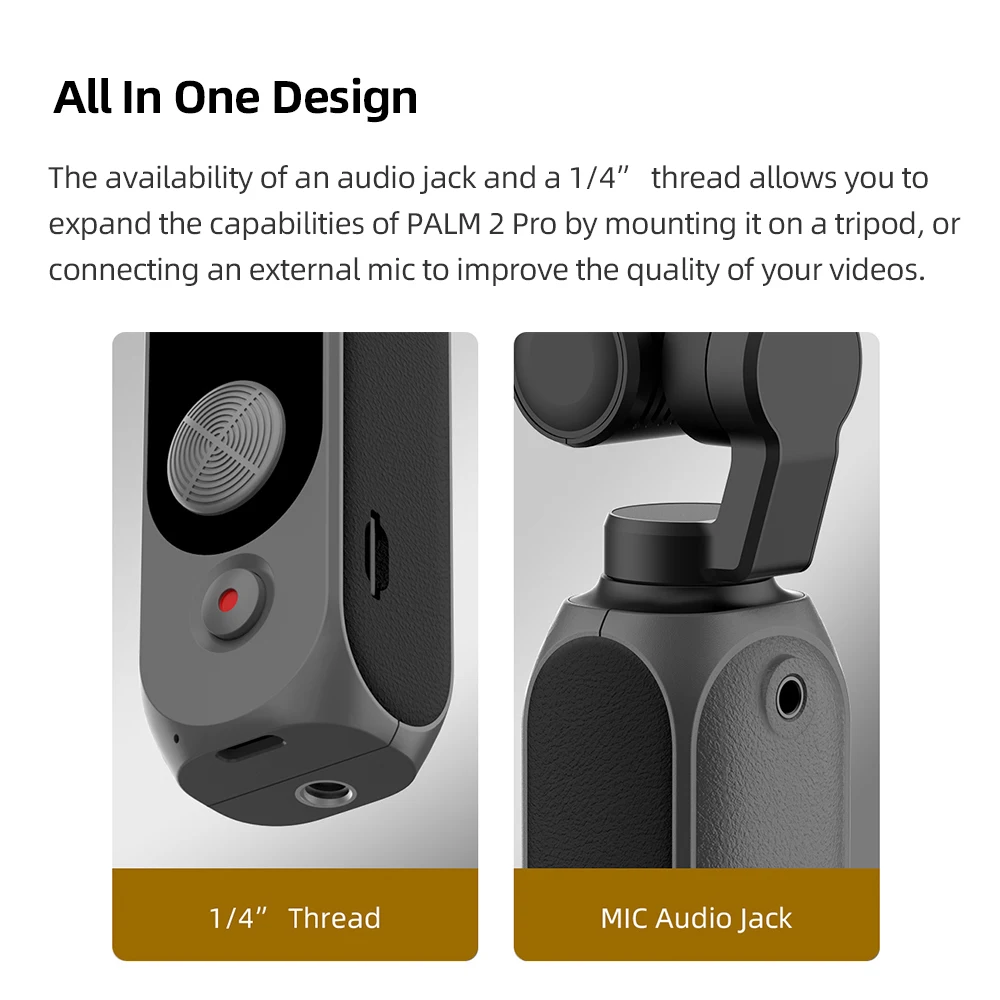 FIMI Палм 2 Pro 3-осевой стабилизированный Ручной Стабилизатор для камеры estabilizador celular