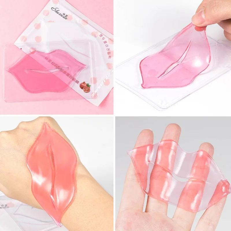 1 шт. гель маска для губ увлажнение восстановление удаление морщин осветление