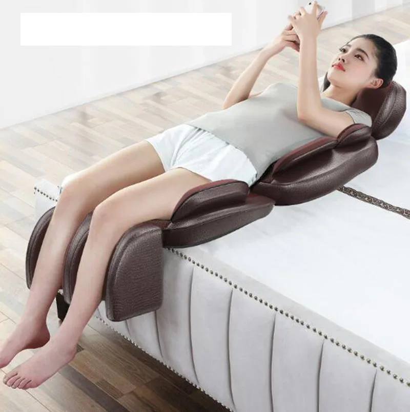 저렴한 220V 뒷 목 경부 척추 마사지기, 다기능 허리 어깨 전신 가정용 의자 쿠션 쿠션