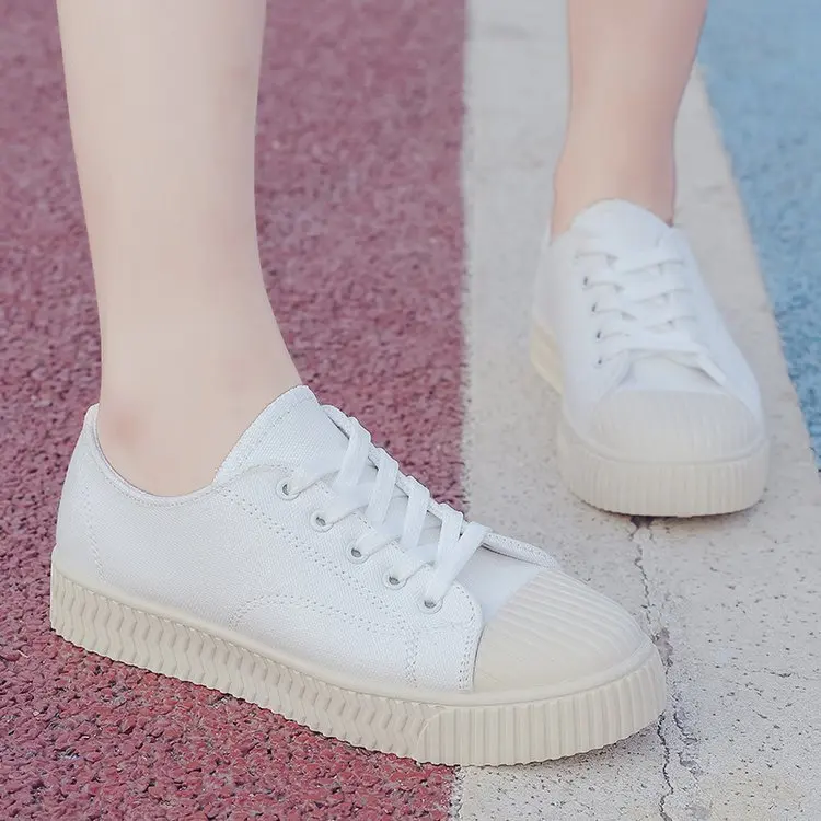 Кеды женские с низким верхом холщовые кроссовки плоская подошва повседневная