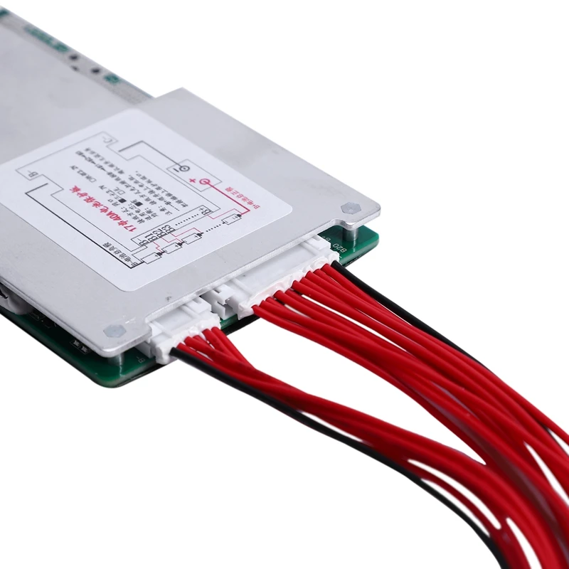 17S 64V 40A литий ионный Литий полимерный аккумулятор Защитная плата BMS PCB с балансом