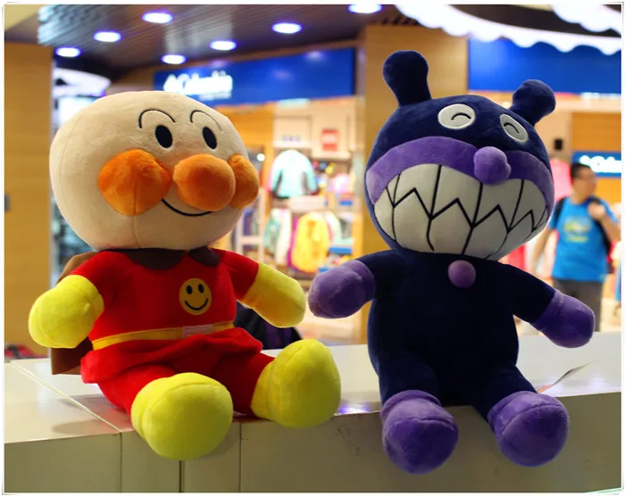 Плюшевая игрушка Kawaii Baikinman Anpanman 30 см милые аниме плюшевые игрушки для мальчиков и