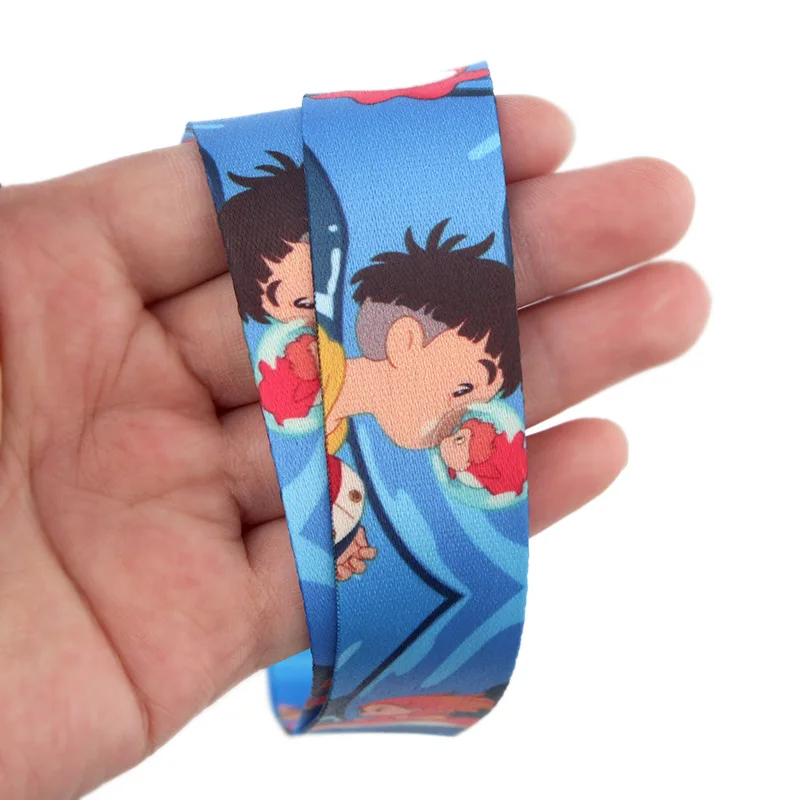 CA89 Blinghero Ponyo на скале, ремешок для ключей, ремешок для мобильного телефона, для ключей, ID, держатель для карт, 1 шт