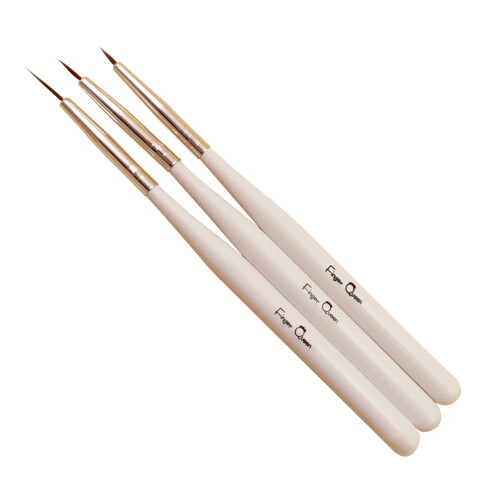 

Набор кистей для маникюра, набор из 3 кисточек для самостоятельного очищения и линий ногтей