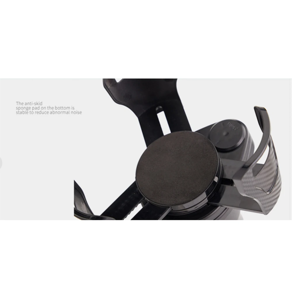 

1pcs Car Dual Cup Holder Console Rubber ABS Adjustable Fiber Multifunctional