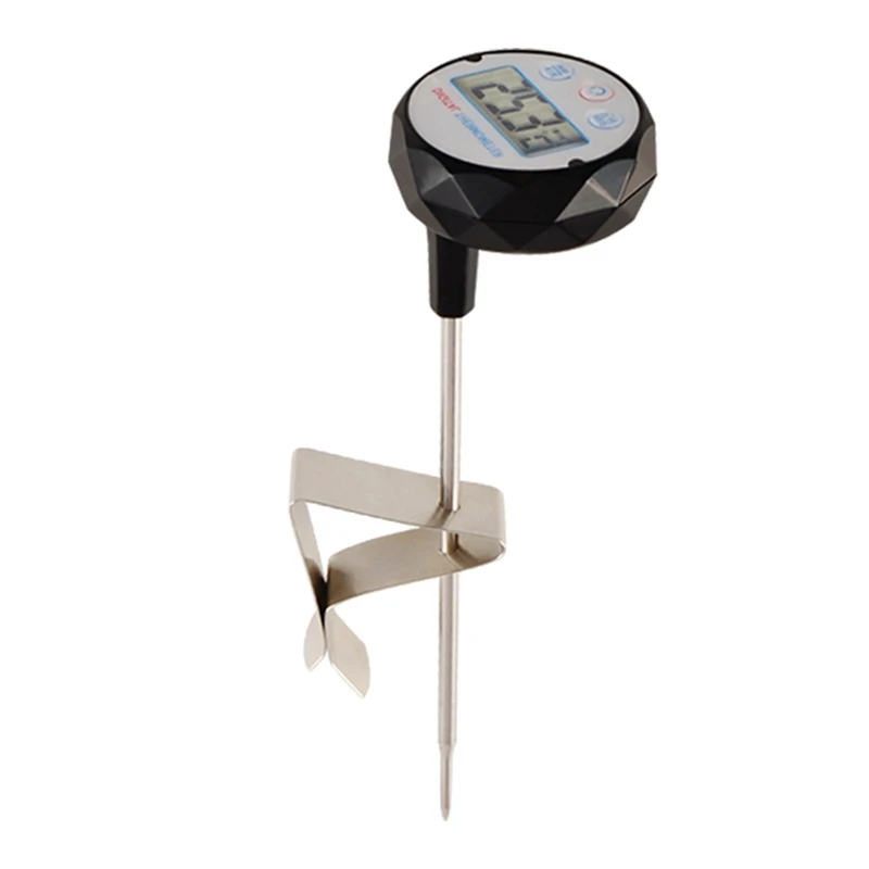 

Espresso Stainless Steel Thermometer for Temperature Control When Frothing Milk,for Kitchen,BBQ,Food,Steak,Turkey,Milk