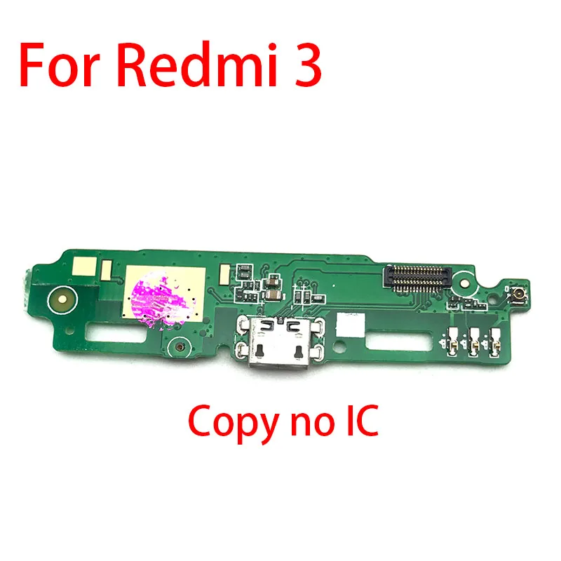 Redmi 3 Copy Для Xiaomi Redmi 3 3S 4X зарядная док-станция порт USB зарядное устройство разъем PCB микрофон микрофонная плата гибкий ленточный кабель - Цвет: Redmi 3 Copy