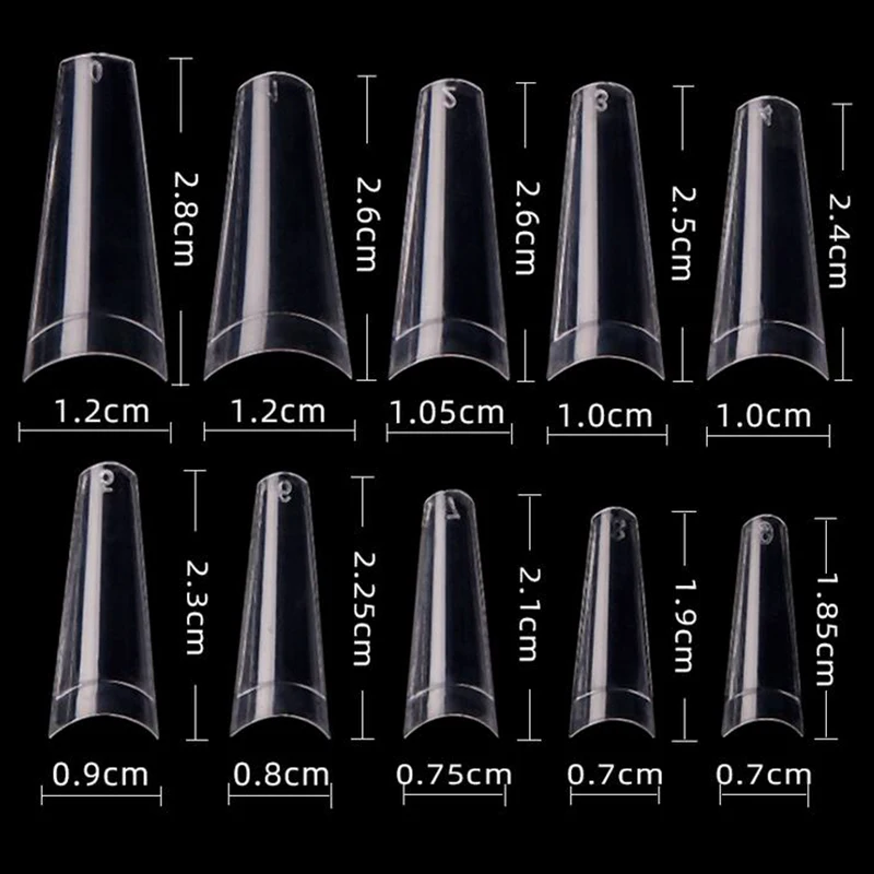 500 шт./пакет корейский эфирный удлинитель для французского гроба ABS накладные