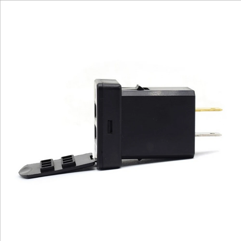 Автомобиля с двумя портами USB Зарядное устройство светодиодный розетка