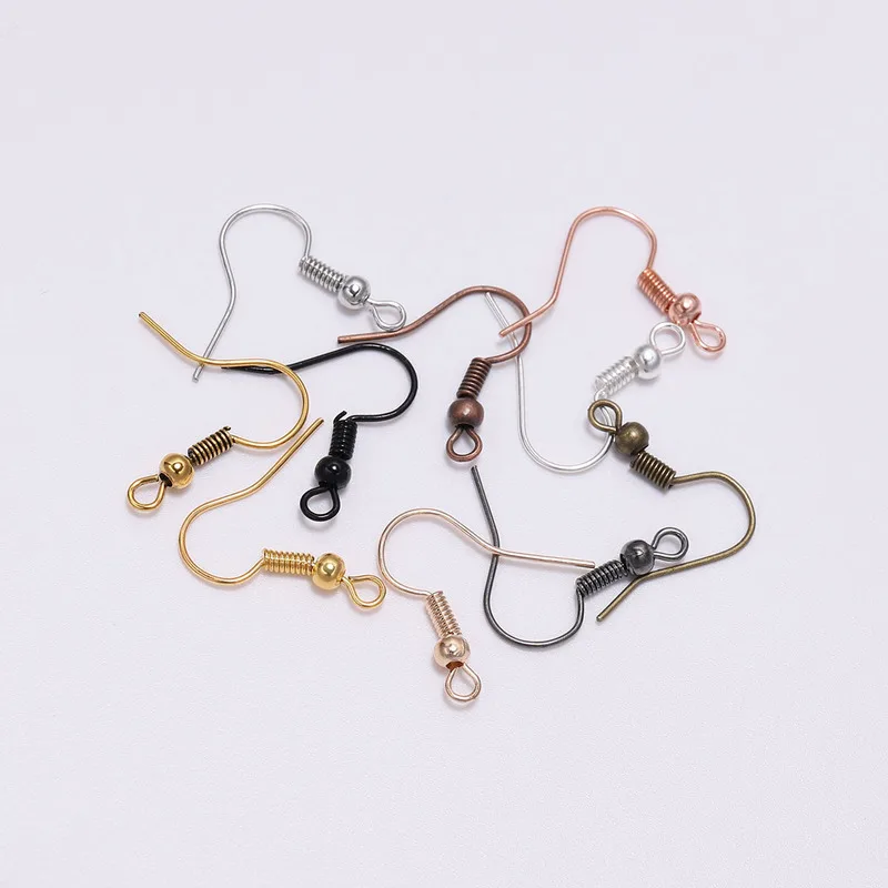 

100Pcs/Bag The Latest Fashion In Europe and America with Ear Hook Bead Spring