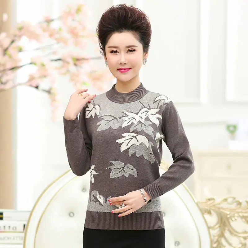 2019 осень и зима среднего возраста пожилых людей удобная женская мать носить