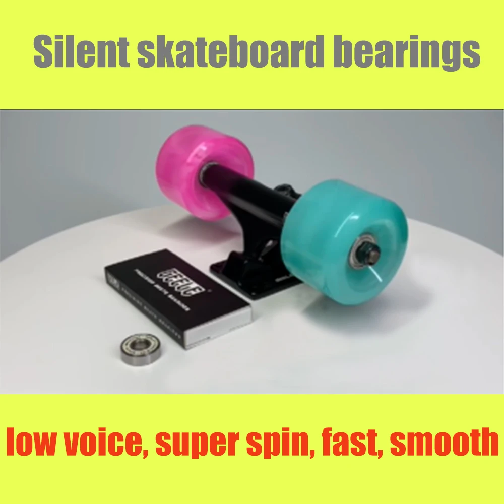 Подшипники для скейтборда 8 шт. Лонгборды роликовые коньки Спиннеры скейтборд