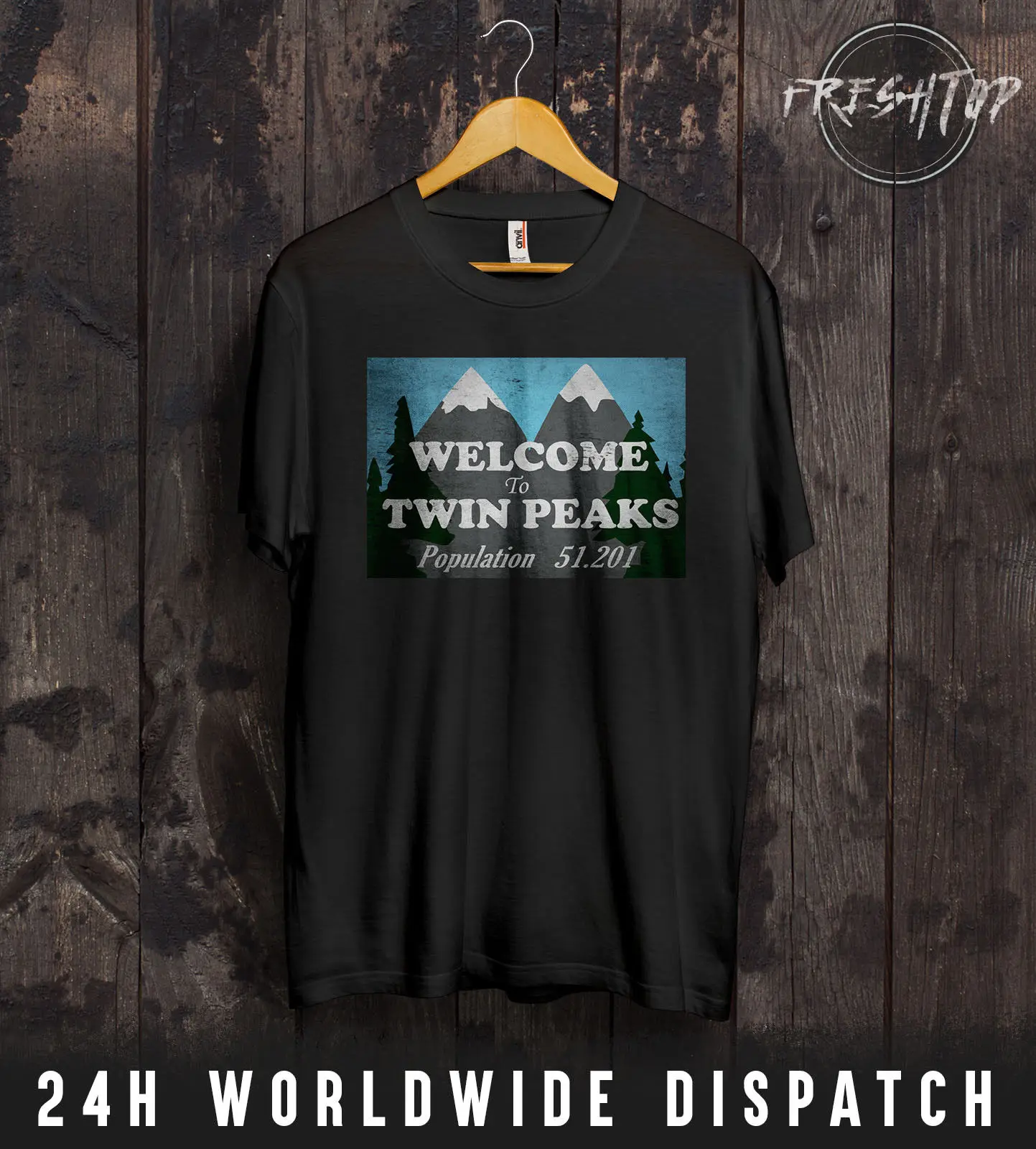 Мужская футболка с логотипом Twin Peaks модная повседневная унисекс агента Дейла
