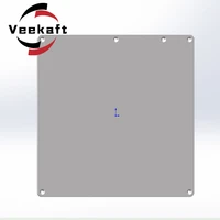 veekaft cast aluminum plate 3 point bed levelling mic6 aluminum alloy build plate 6mm thickness for v core 3 3d printer
