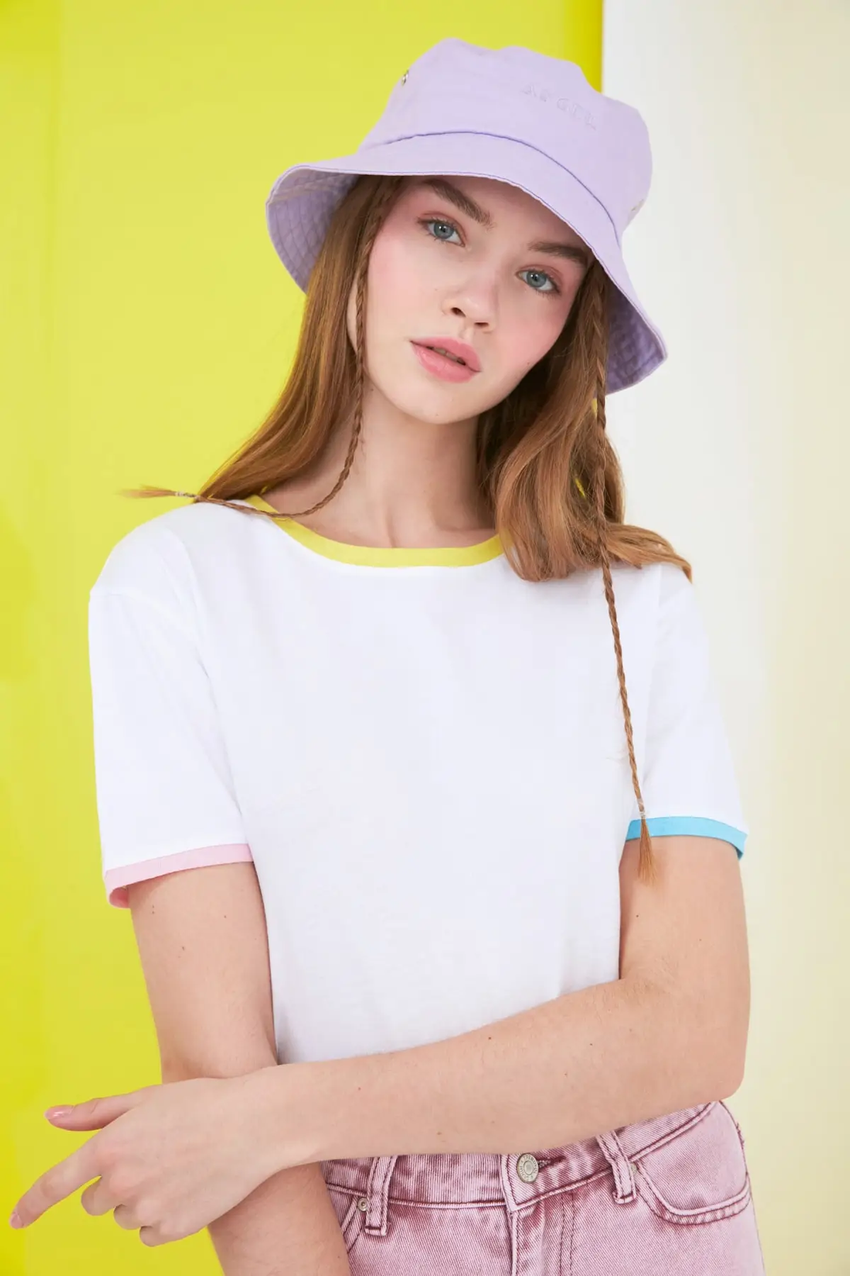 

Однотонная трикотажная футболка TWOSS21TS0840