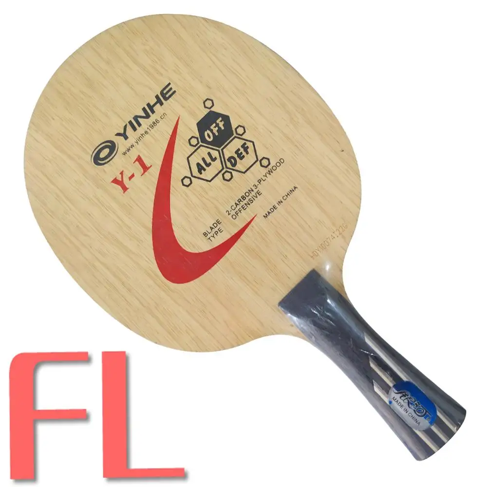 FL long handle Ракетка для настольного тенниса, ракетка для пинг-понга Galaxy Milky Way Yinhe Y-1 Y 1 Y1 Attack and Loop OFF 3+ 2 ply, Спортивная ракетка - Цвет: FL long handle