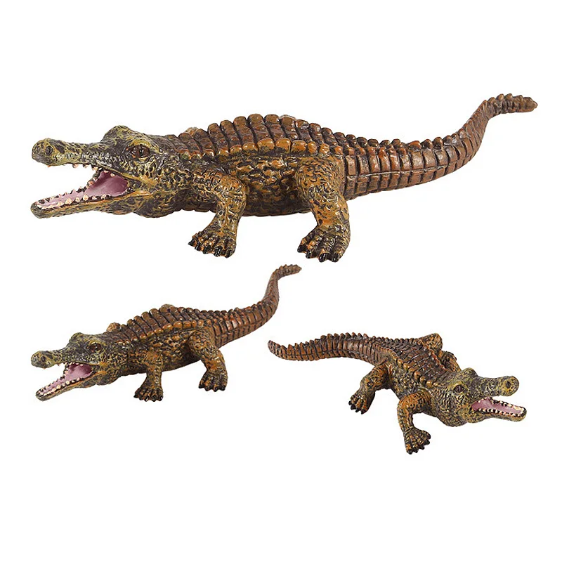 Моделирование олень крокодиловая модель жирафа пластиковая фигурка домашний