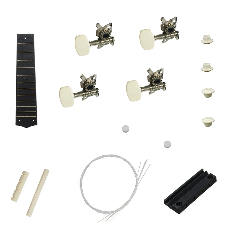 21 дюймов укулеле DIY Набор Гавайская гитара Сопрано поддержка Живопись Дети