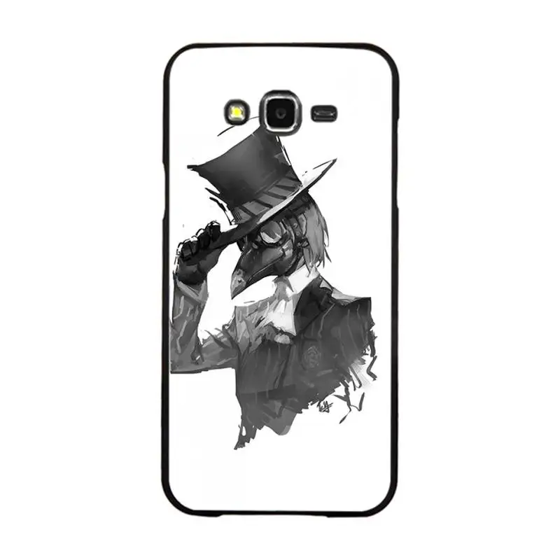 PENGHUWAN Plague Doctor TPU black Phone Case Cover Hull For Samsung Galaxy J7 J8 J3 J4 J5 J6 Plus 2018 Prime | Мобильные телефоны и