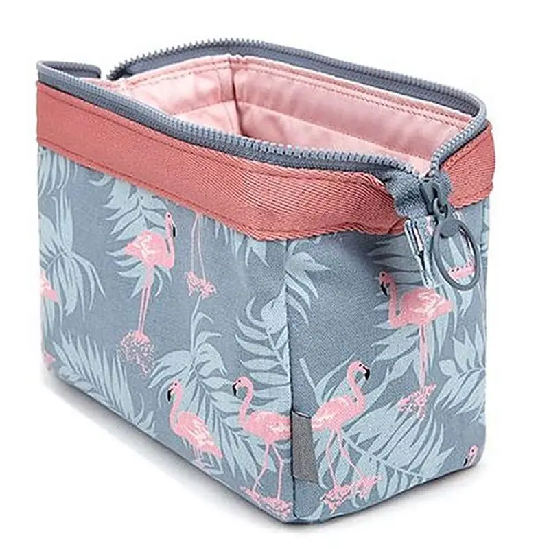 

Travel Animal Flamingo Make Up Bags Women Girl Cosmetic Bag Makeup Beauty Wash Organizer Toiletry Pouch Storage Kit Bath Case