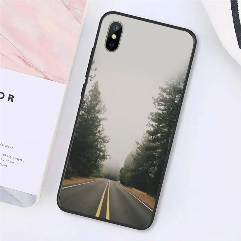 

Travel mountain road Phone Case for iPhone 11 12 pro MINI XS MAX 8 7 6 6S Plus X 5S SE 2020 XR