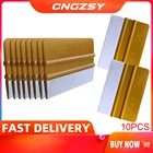 10 шт., наклейки из углеродного волокна