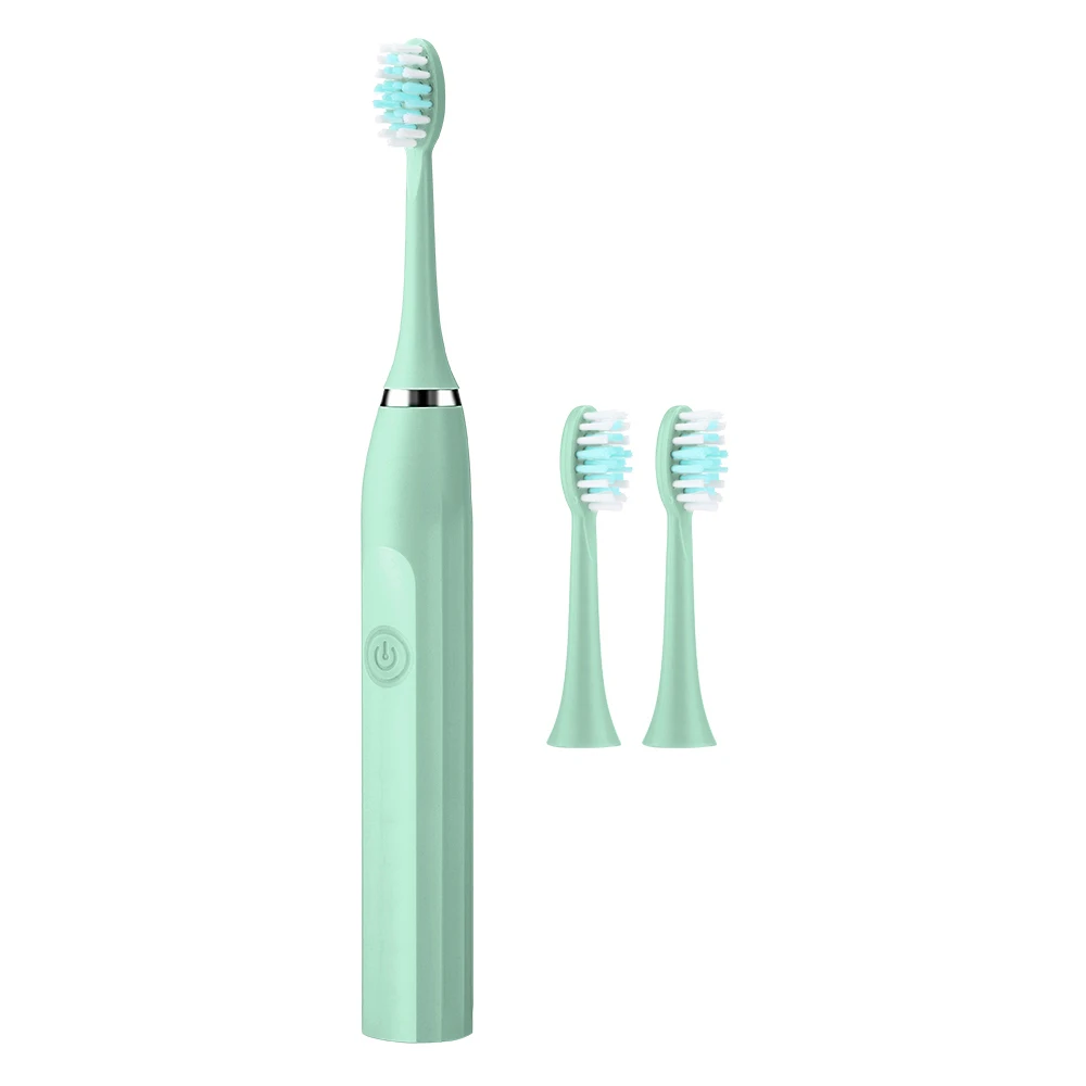

Newest Sonic Battery Toothbrushes for Adults Kids Smart Timer Rechargeable Whitening Toothbrush IPX6 Waterproof 3pcs Brush Heads