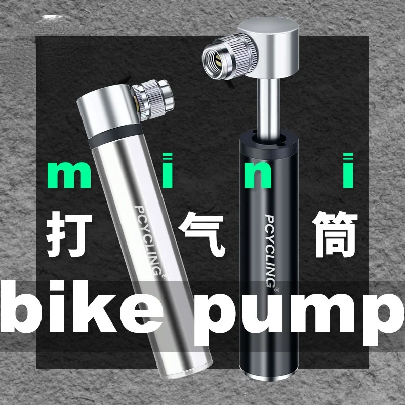 

Велосипедный мини-насос 120PSI для AV/FV, ручной насос из алюминиевого сплава для накачивания шин с мячиками, для горных и дорожных велосипедов