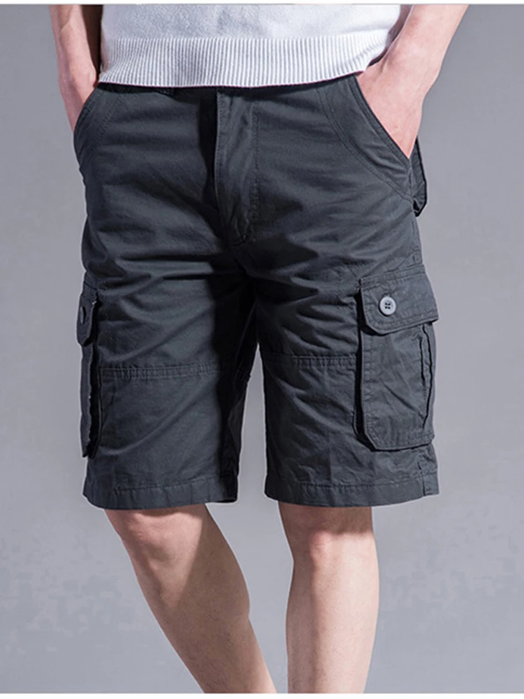 Cargo Shorts Men Summer Casual Mulit 