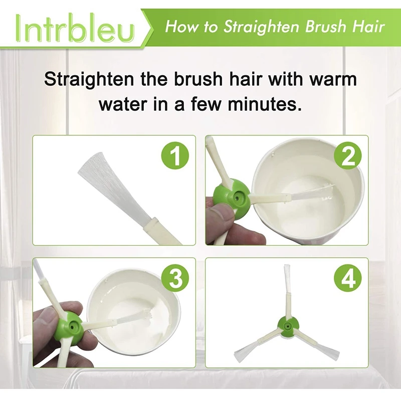 

16 Pcs Replacement Parts for IRobot Roomba I7 I7+ I3 I3+ I4 I6 I6+ E5 E6 E7 I8 I8+/Plus Vacuum Cleaner, Rubber Brushes