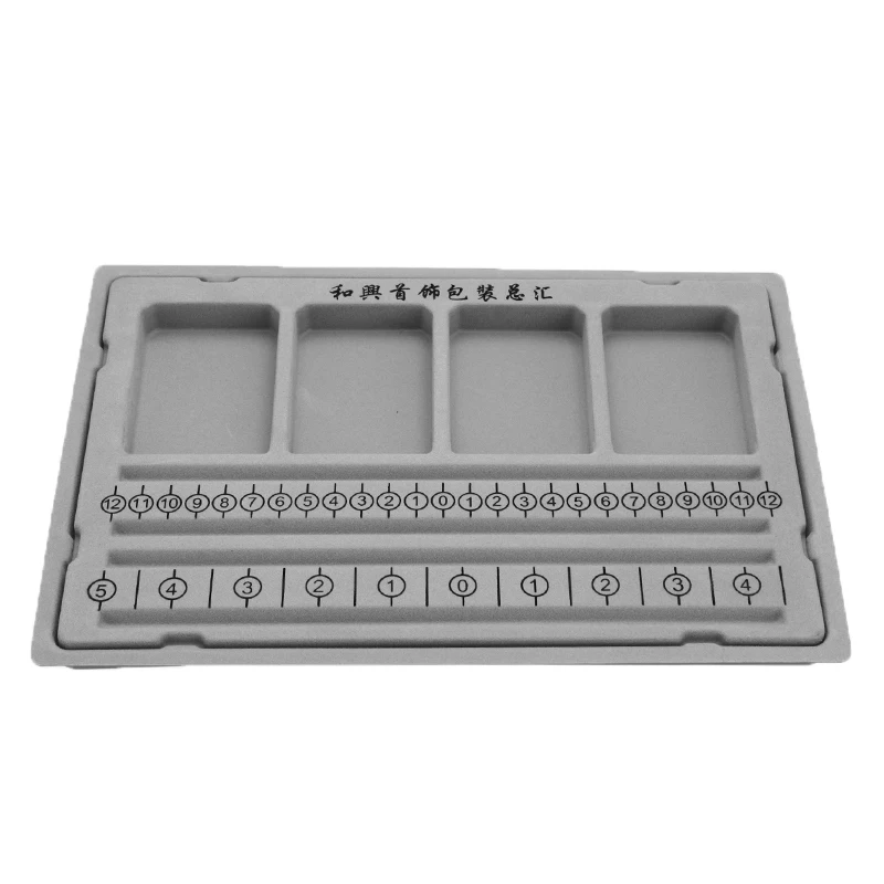 Органайзер для браслетов ожерелий бусин лоток Флокированная доска бижутерии