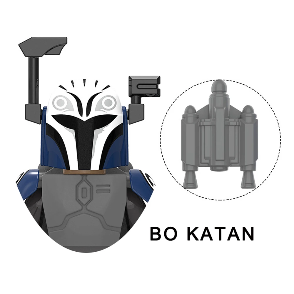 Строительные блоки Din джарин мандалор командировка пас визла Бо-Катан Джанго