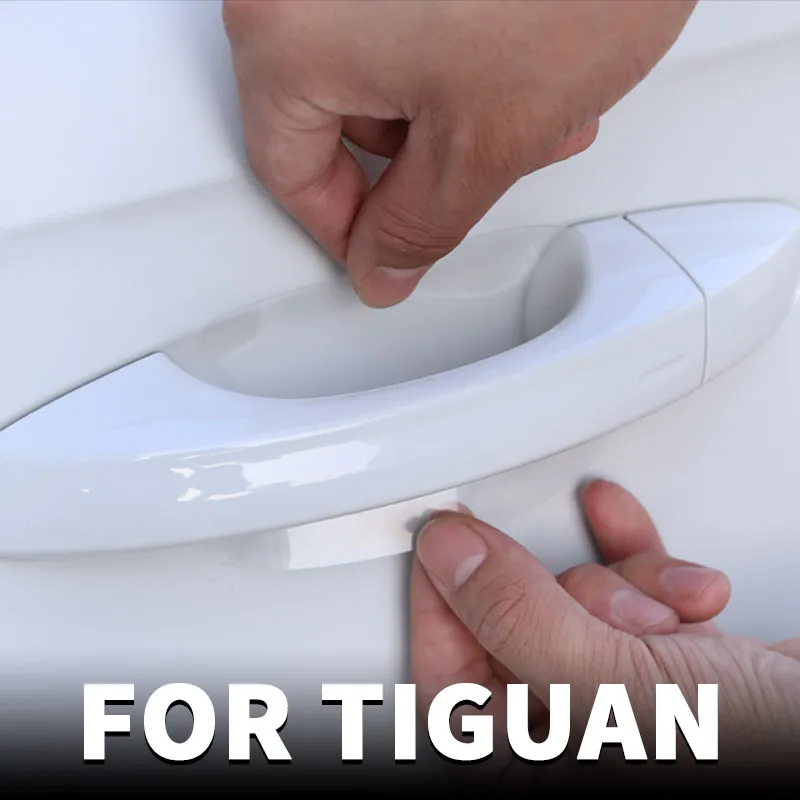 Защитная пленка для дверной ручки и чаши декоративная из ТПУ VW Volkswagen Tiguan mk2 201617 2018