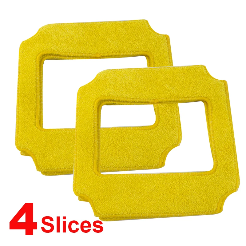 4PCS Universal Square Window Cleaning Cloth for Square Window Cleaning Robot Vacuum Cleaner