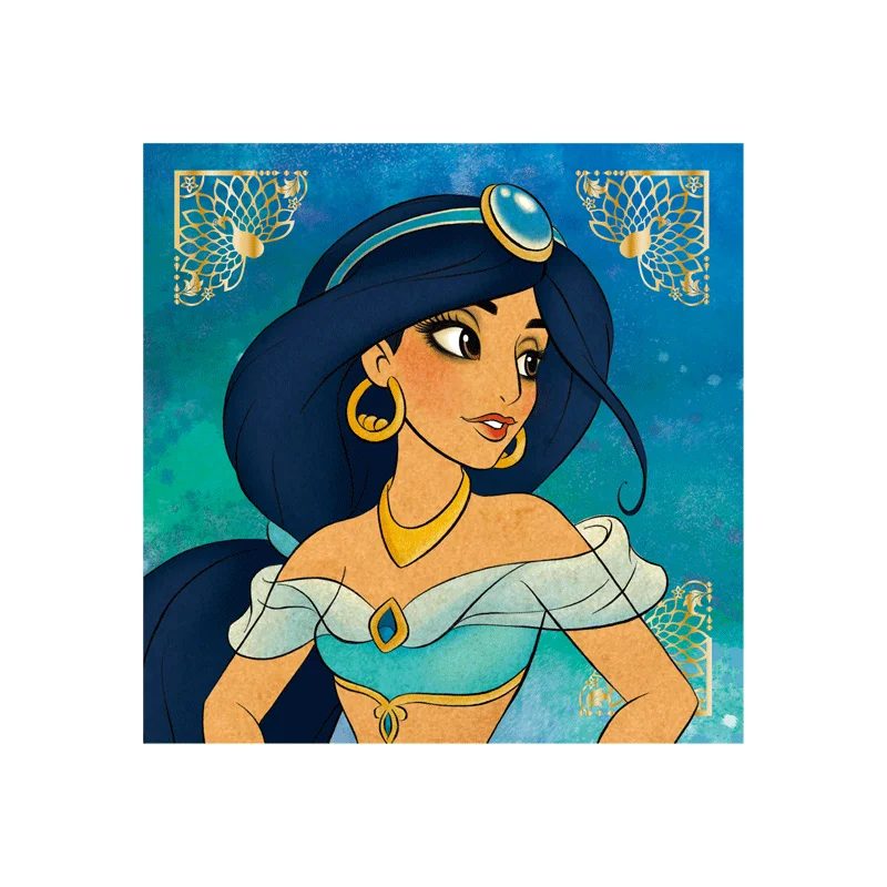 1 шт. одежда для девочек аксессуары термопереводная наклейка жасмин Эльза Анна