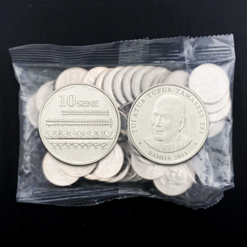 

Samoa 10 Cents 2011Genuine Original Coins 100% Real Issuing Collection Coins Unc
