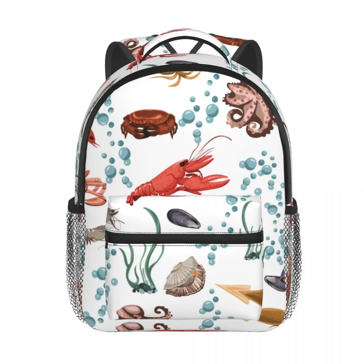 Kids Backpack Sea Ocean Animals Kindergarten Children Mochila School Bag