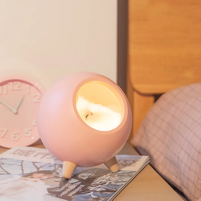 

Pet House Night Light Little Pet House Night Light Atmosphere Light Eye Protecting Light Bedroom Light Energy-Saving Interesting