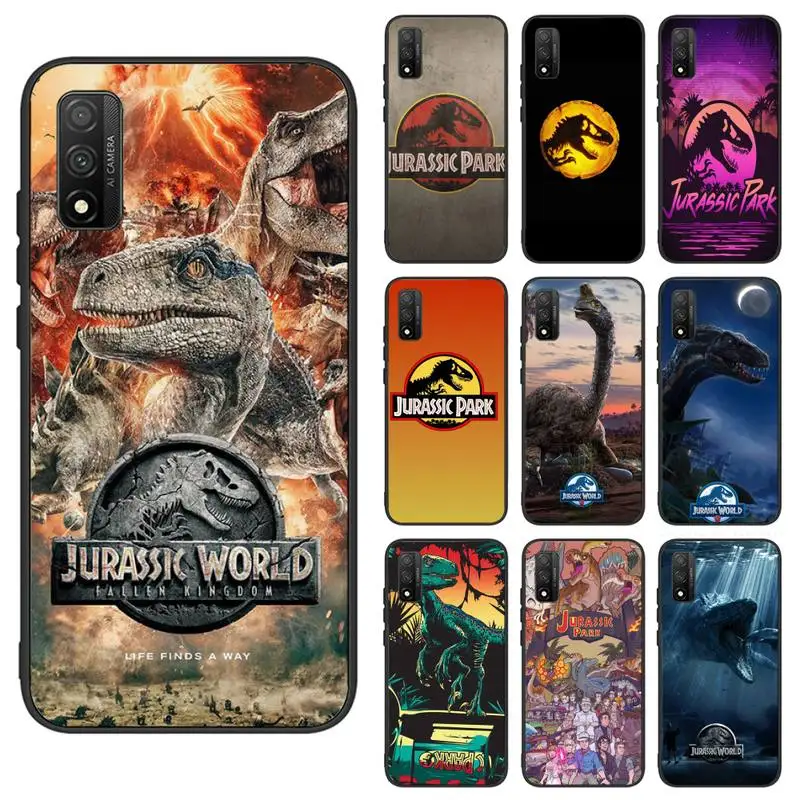 

Jurassic Park Dinosaur Phone Case for Huawei Y7 Y9 Y6 Y5 Y8 Y8S Y8P nove 3 4 5 6 7 pro 2018 2019 5g se Fundas cover