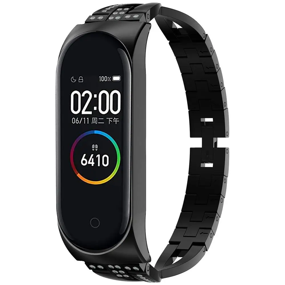 Браслет для Mi band 3 металлический браслет Xiaomi Безвинтовой из нержавеющей стали Band