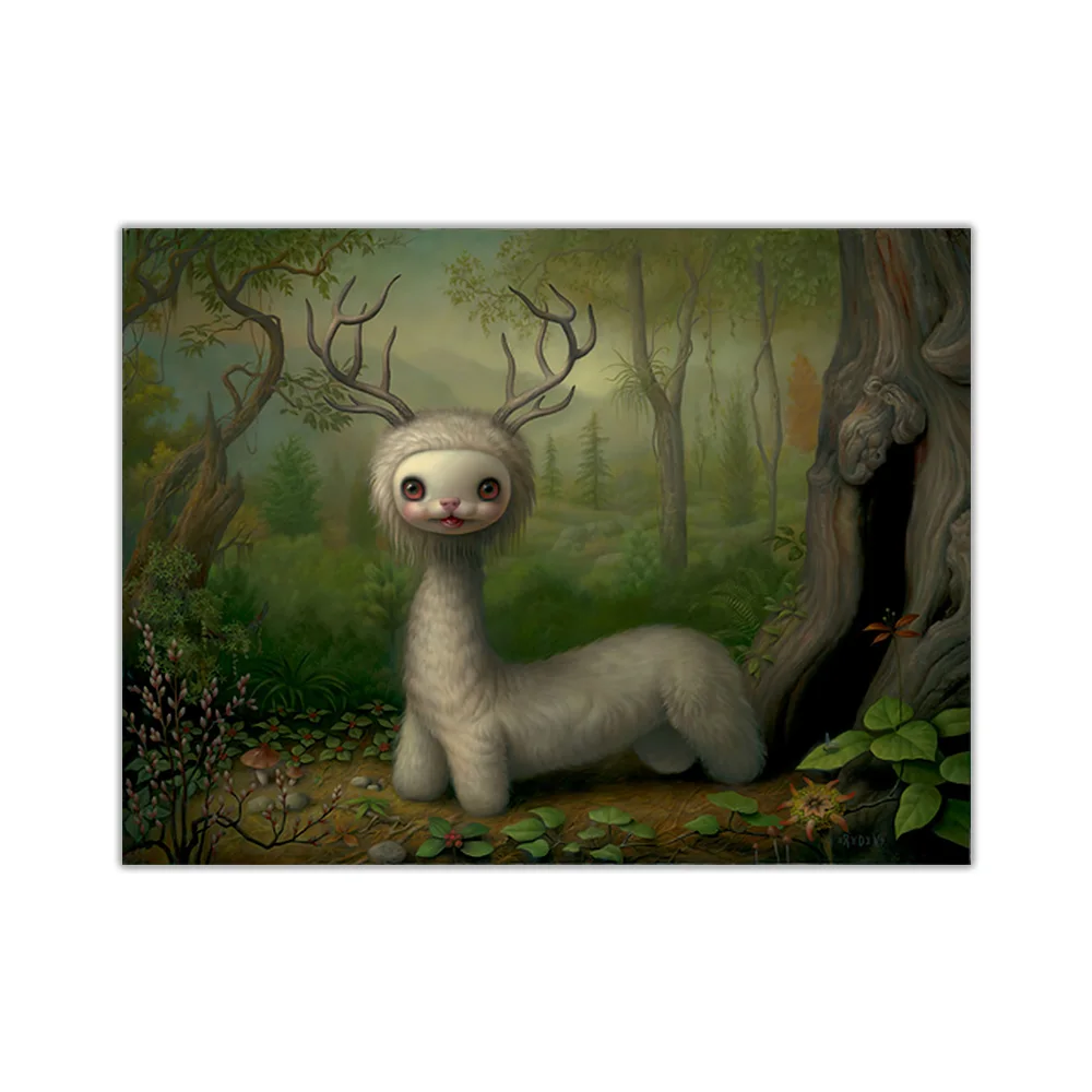 Цитон Mark Ryden yoyoshi The лесной дух 2011 Canvas холст картина маслом детская комната